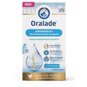 Oralade Supporto Avanzato Gi+ Concentrato per Cani/gatti 6 Buste da 50g