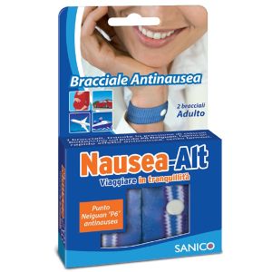 Nausea-Alt Bracciale Antinausea Adulto 2 pezzi