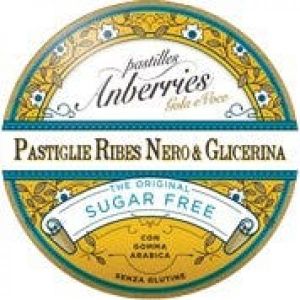 Anberries Classiche Ribes Nero&amp;glicerina Senza Zucchero 50g