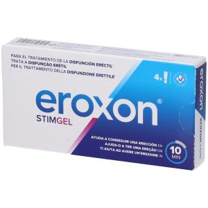 Eroxon Stimgel per Problemi di Erezione 4 Tubetti Globuli Contenitore MONOdose