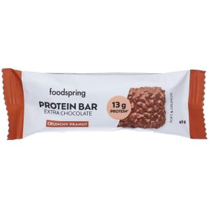 Foodspring Barretta Proteica Gusto Extra Chocolate Crunchy Peanut 45g