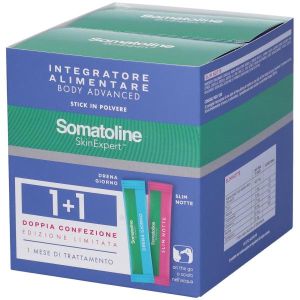 Somatoline Skinexpert Body Advanced Stick Drena Giorno + Stick Slim Notte Confezione Doppia