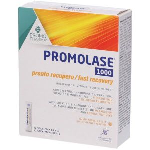 Promopharma Promolase 1000  Pronto Recupero Bustine Gusto Arancia Dolce