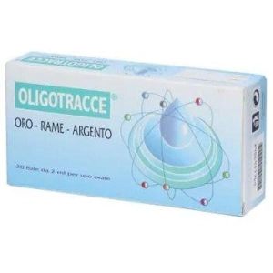 Oligotracce Oro Rame Argento 20 Fiale
