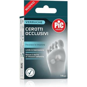 Pic Solution Cerotti Occlusivi per Il Trattamento Verruche Confezione Mix 16 Pezzi