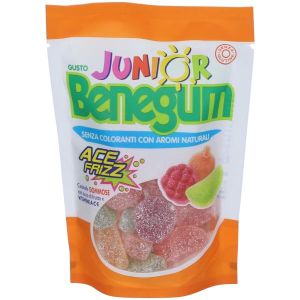 Benegum Junior Ace Frizz Caramelle Gommose i Succo di Frutta e Vitamine A C e 90g