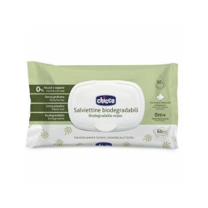 Chicco Salviettine Biodegradabili 60 Pezzi
