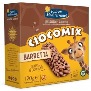 Piaceri Mediterranei Ciocomix Barretta 6 Pezzi da 20g