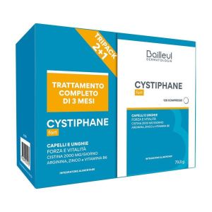 Cystiphane Fort Compresse Integratore Capelli e Unghie Tripack