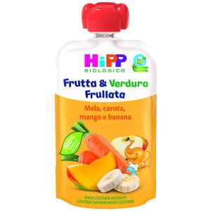 Hipp Bio Frutta & Verdura Frullata Mela Mango Banana e Carota 90g