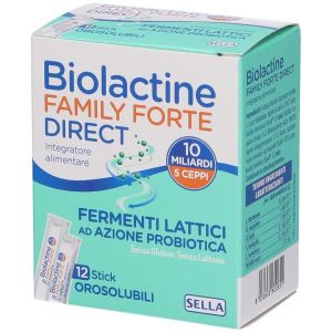 Biolactine Family Forte Direct 10 Miliardi 12 Stick Orosolubili