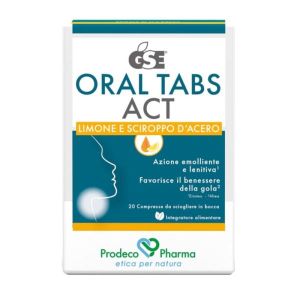 Osolubili i Edulcorante Senza Glutinegse Oral Tabs Acts Limone e Sciroppo D'acero 20 Compresse Or