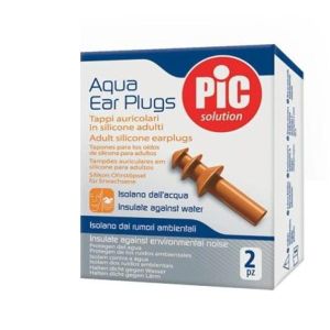 Pic Solution Aqua Ear Plugs Tappi Auricolari Riutilizzabiliadulti 2 Pezzi