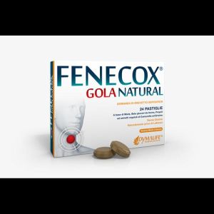 Fenecox Gola Natural Miele e Limone 30 Pastiglie i Edulcorante Senza Zuccheri Senza Glutine Naturalmente Privo di Lattosio