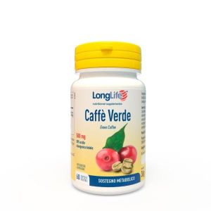 Longlife Caffe' Verde 60 Capsule Vegetali 0,5g Senza Glutine