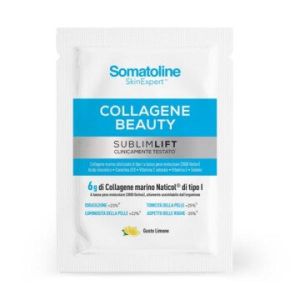 Somatoline Collagene Beauty Sublimlift 10 Shot 50ml Gusto Pesca Senza Glutine Senza Lattosio i Edulcoranti