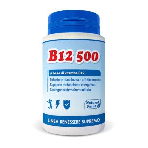 Natural Point B12 Cianocobalamina Integratore Alimentare 100 Capsule Vegetali
