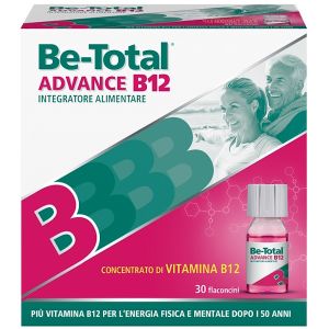 Be-total Advance B12 Integratore Alimentare Vitamina B12 Vitamina B Zinco 30 Flaconcini