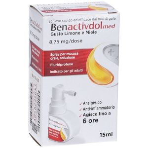 Benactivdolmed Spray Mucosa Orale 15ml 8,75mg/ml