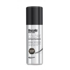 Bioscalin nutri color colore istantaneo spray ritocco colore castano scuro 75 ml
