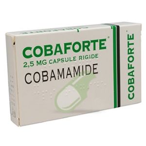 Cobaforte 2,5mg Vitamina B12 Cobamamide 20 Capsule Rigide
