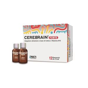Damor Cerebrain Forte Integratore per Stanchezza 12 Flaconi