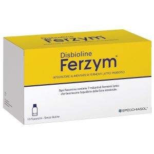 Specchiasol New Ferzym Integratore Fermenti Lattici 10 Flaconcini