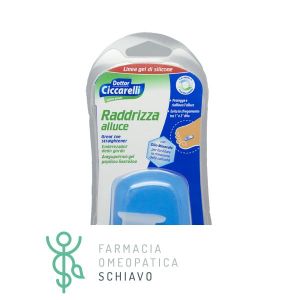 Raddrizza Alluce Gel Di Silicone Bianco Semitrasparente 1 Pezzo