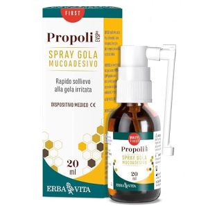 Erbavita Propolis Evsp Line Propolis Evsp Mucoadhesive Throat Spray 20ml