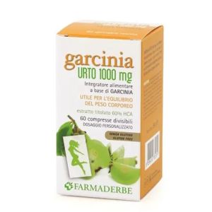 Farmaderbe garcinia urto 1000 integratore peso corporeo 60 compresse