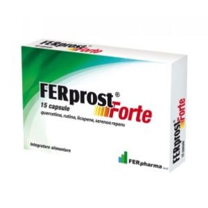 Ferprost forte integratore alimentare prostata 15 capsule molli