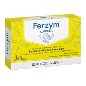 Ferzym Capsule 20 Capsule Senza Glutine Naturalmente Privo di Lattosio
