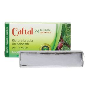 Fitobucaneve Caftal Gola Voce Caramelle Balsamiche 24 Tavolette 60g