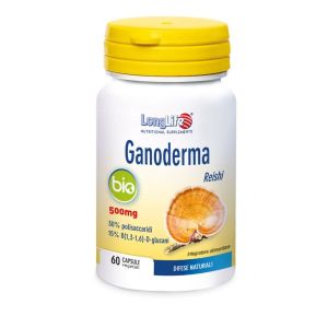 Longlife Ganoderma Bio Integratore Difese Immunitarie 60 Capsule