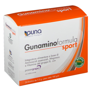Guna Gunamino Formula Sport Integratore Amminoacidi 24 Bustine