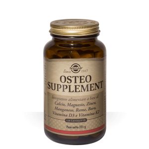 Solgar Osteo Supplement Integratore Ossa e Denti 120 Tavolette
