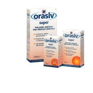 Orasiv super polvere adesiva clinica per protesi dentarie 125g
