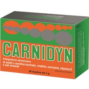 Carnidyn Integratore Tonico Energetico 20 Bustine