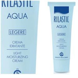 Rilastil aqua legere crema idratante viso pelle normale e mista 50 ml