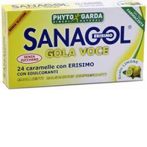 Phyto Garda Sanagol Gola Voce Senza Zucchero Limone 24 Caramele