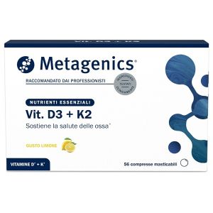Metagenics Vit D3+k2 56 Compresse Masticabili