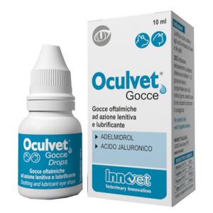 Innovet Oculvet Gocce Oculari Lenitive Cani e Gatti 15 Fiale da 0.4 Ml