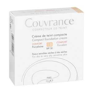 Eau thermale avene couvrance crema compatta colorata nf comfort porcellana 9,5 g