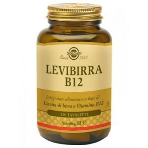 Solgar Levibirra B12 Integratore Energetico 250 Tavolette