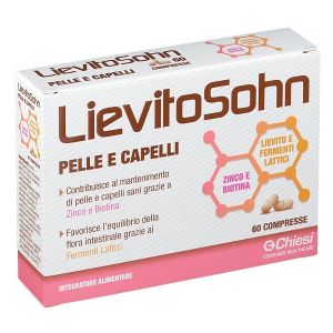 LievitoSohn Pelle e Capelli Integratore Con Fermenti Lattici 60 Compresse