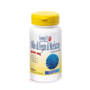 Longlife Olio Di Fegato Di Merluzzo 500mg Integratore Alimentare 60 Perle