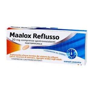 Sanofi Maalox Reflusso 20mg 14 Compresse Gastroresistenti