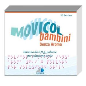 Norgine Movicol Senza Aroma 20 Buste Bambini