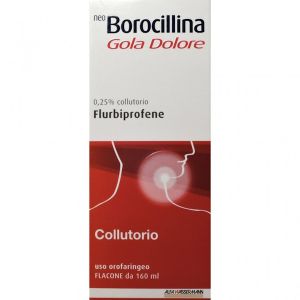 Neoborocillina Gola Dolore Flurbiprofene Collutorio 160 ml
