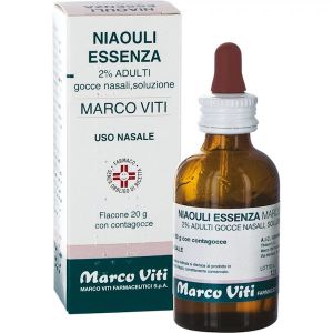 Niaouli Essenza Sella 2%gocce Nasali Adulti Decongestionanti 20g